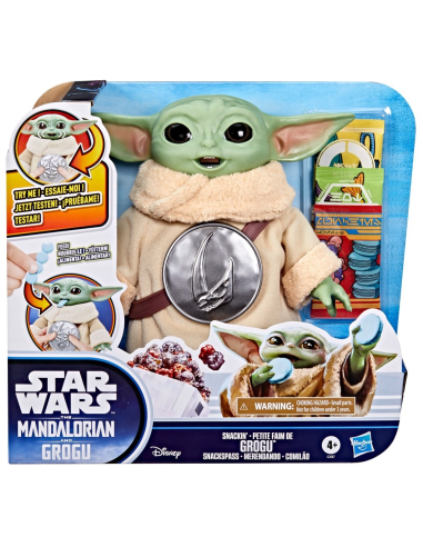Figura Star Wars The Mandalorian & Grogu Merendando