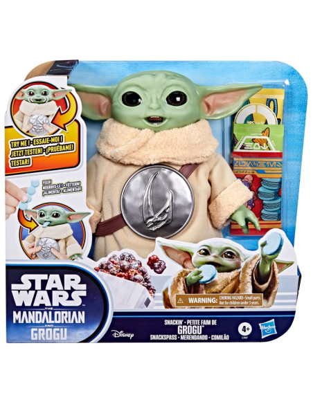 Figura Star Wars The Mandalorian & Grogu Merendando