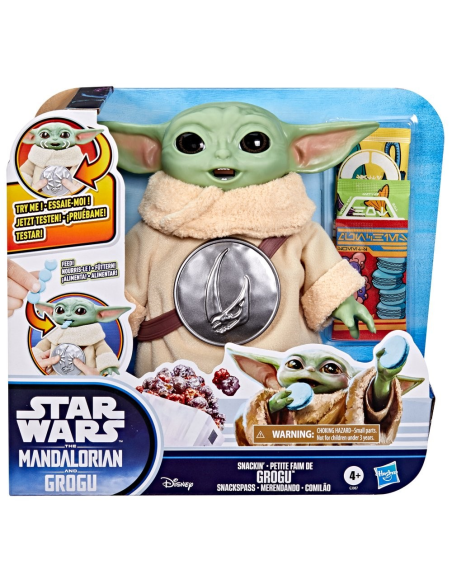 Figura Star Wars The Mandalorian & Grogu Merendando