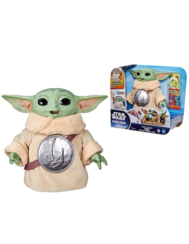 Figura Star Wars The Mandalorian & Grogu Merendando