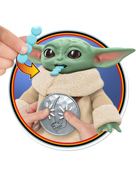 Figura Star Wars The Mandalorian & Grogu Merendando