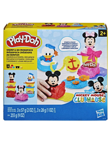 Set de Masas Play-Doh Megapack Estampa y Explora