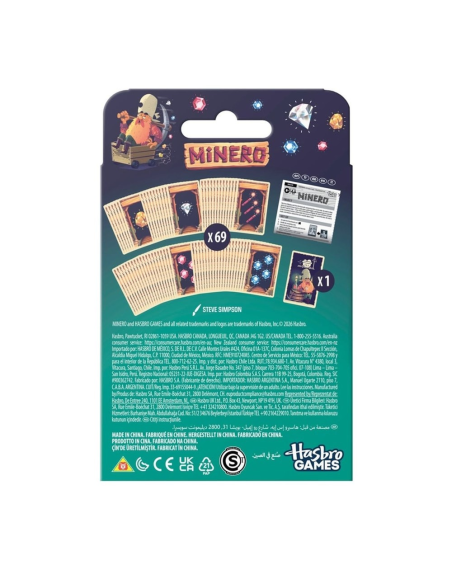 Juego de Cartas Hasbro Games Minero