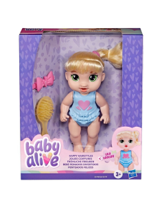 Muñeca Baby Alive Bebé Peinados Divertidos Cabello Rubio 2
