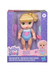 Muñeca Baby Alive Bebé Peina y Juega Cabello Rubio 2